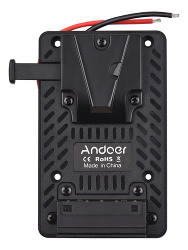 Bateria De Adaptador De Placa V-lock Andoer Para Adaptador D 1