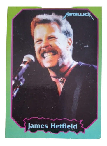 Carta, Rock Cards, Del Musico James Hetfield, De Metallica 0