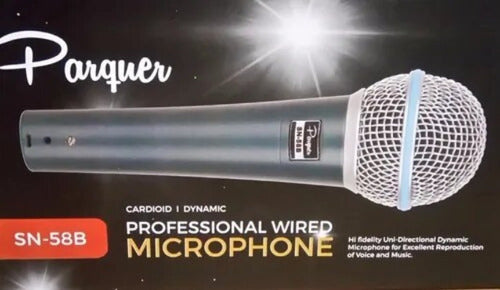 Parquer 58 Beta Dynamic Supercardioid Microphone for Vocals 1