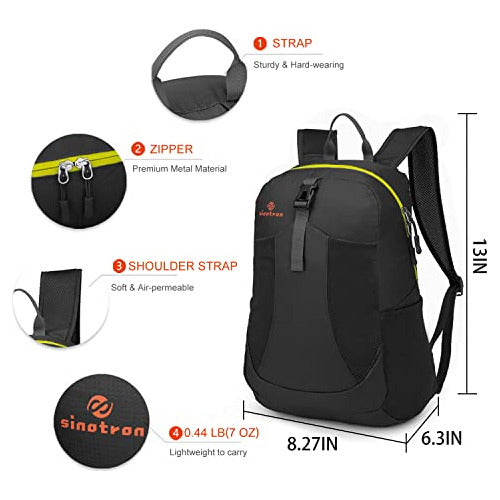 Sinotron Lightweight Packable Backpack, Liviana e Impermeable 22L 1