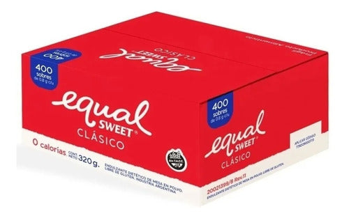 Equalsweet Classic Pack of 5 Boxes X 400 Sachets 1