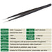 Precision ESD Anti-Static Tweezers for Electronic Repair 4