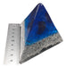 Orgonitos® Tetrahedral Blue Pyramid with Tourmaline 3