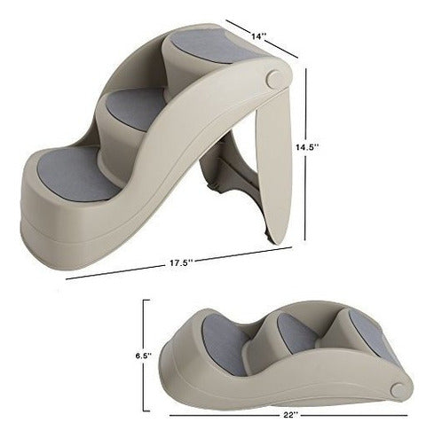 Petmaker Nonslip Foldable Pet Steps 2