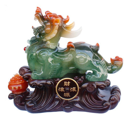 Casa Fortuna Dragon Wealth Statue DONGP05 - 47x24x40 Cms 0