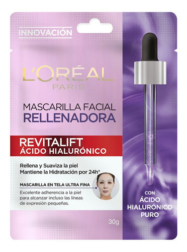 Mascarilla Revitalift Acido Hialulronico 1u L'oréal Paris 1