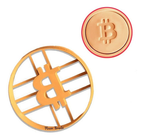 Misia Bonita Bitcoin Crypto Coin Mold - Cookie Cutter for Dough 0