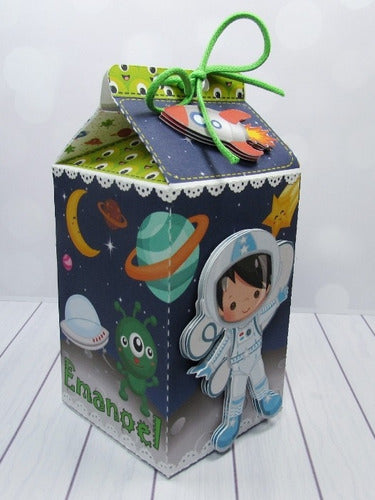 10 3D Astronaut Milk Box by [Brand Name] 1