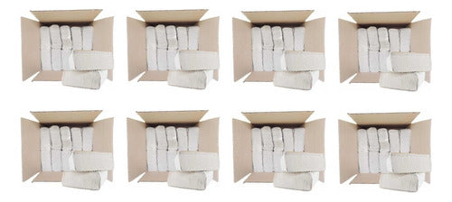 Aromes Toallas Intercaladas Beige 20x24 / 3000 Unidades x8 Cajas 0