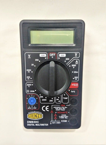 Tester Digital Multimetro Dm830c Temperatura Buzzer 1