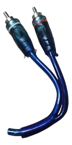 DZZ Audio Blue RCA Male to Male Cable - 5 Meters 1