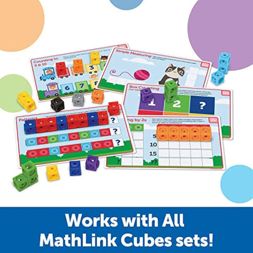 Learning Resources Mathlink Cubes - Preschool Math Activity Set 3