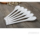 Set of 30 White Porcelain Spoons 13cm - Souvenir Decoration 2