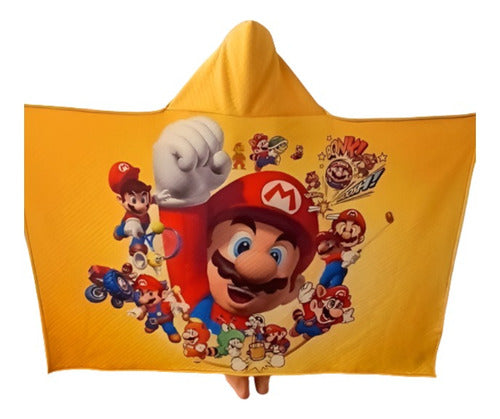 Mario Bros Yellow - Hooded Blanket/Cape 0