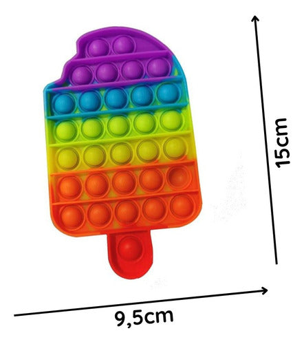 CBT Multicolor Anti-Stress Pop It Ice Cream Palette 1