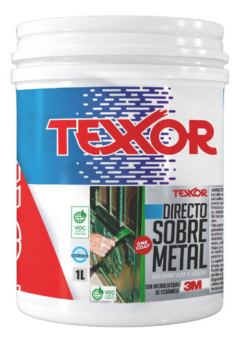 Texxor Directo Sobre Metal /acero/galvanizado- 1l- One Coat 0