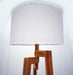 Nordic Design Paradise Wood Varnished Floor Lamp 1.60m with Foot Switch 1