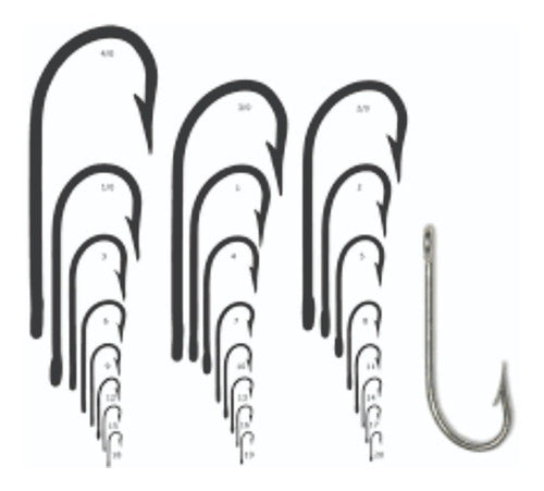 Mustad Long Shank Hook No. 20 0