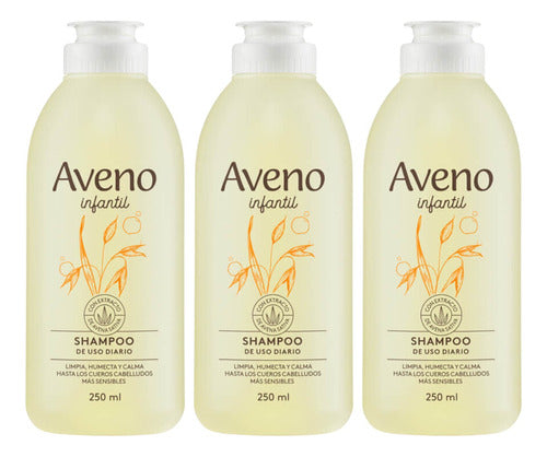 Combo X3 Aveno Shampoo Infantil 250ml 0