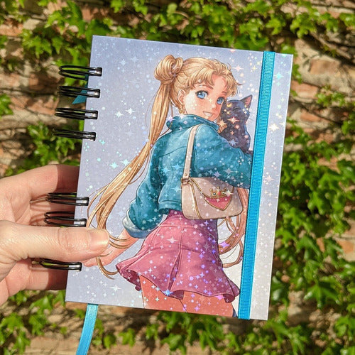 Tela.Tinta.Papel Agenda Diaria Sailor Moon Anime - Villa Urquiza 0