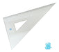 Galletti 40 cm 60° Metric Acrylic Triangle Ruler 1