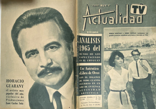 Actualidad Tv Nº 1537 Cine Radio Ruben Castillo Dic 1965 Ej2 0