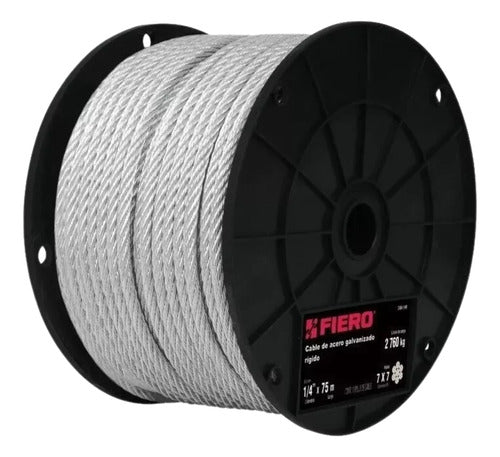 Rollo Linga Cable De Acero Fiero 3/32 75 Metros - Mara 0