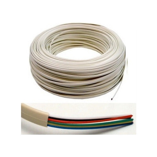 Flat Cable 6 Conductor Flexible x 100 Meters 0