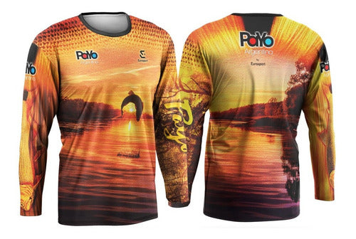 Payo Quick Dry T-Shirt XS Golden Fishing Design 0