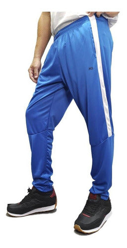 Mega Sports One Polyester Pants - Blue White 1