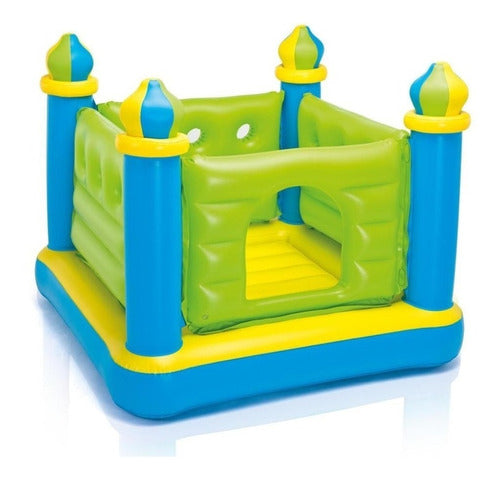 Inflatable Bouncy Castle Ball Pit 132x132x107cm Intex 1