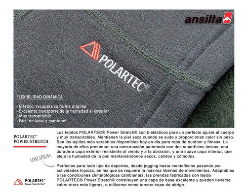 Ansilta Pantalon Hombre Térmico Ergo Polartec Técnico Cts 4