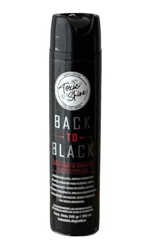 Toxic Shine Back To Black Revitalizing Plastic Restorer for Cars 0