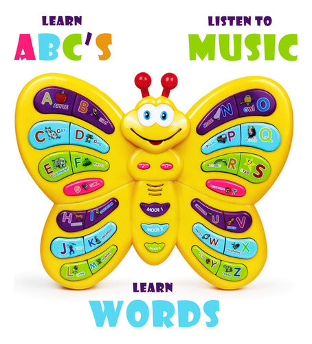 Bambiya ABC Preschool Learning Toy, Educational Interactive Butterfly Toy 1