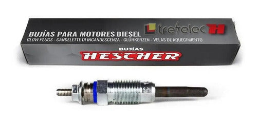 Bujia Incandecente Precalentamiento Hescher Diesel Renault Clio Express Megane 1.9 D  F8q 676 / 678 / 692 / 696 / 732 1