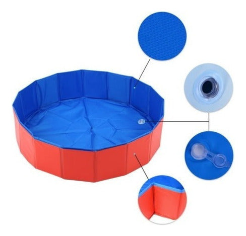 Inter Portable Foldable Pool for Dog Cat Puppy Pet Outdoor Indoor 3