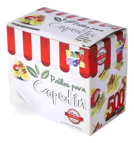 Manzana Cotillon Display Palillos En Bolsitas De Celofan X500 Uni 0