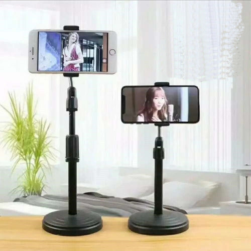 Adjustable Desktop Cell Phone Stand for Zoom Tik Tok 3
