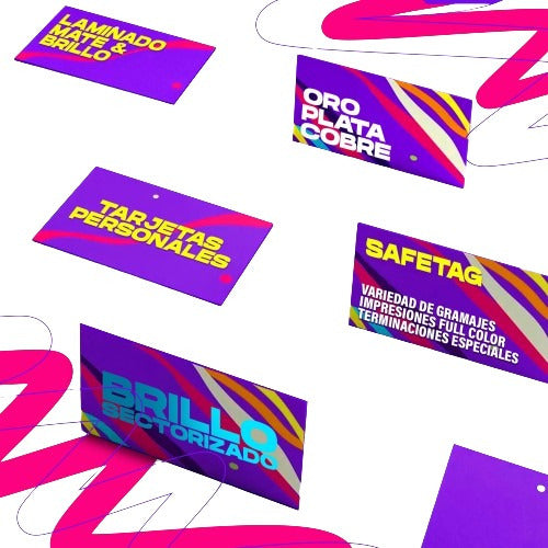 GRAFICA...SAFETAG 250 Simple-Faced Business Cards 300g - 24-48hrs Delivery! 0