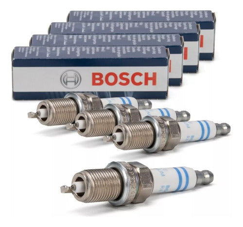 Kit 4 Bujias Vw Bora 1.8t Golf Platino Bosch 0