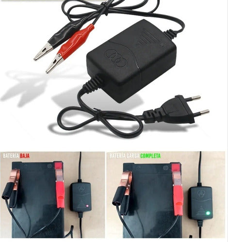 Power Maxx Battery Charger for Motorcycles - Premium °-° 1