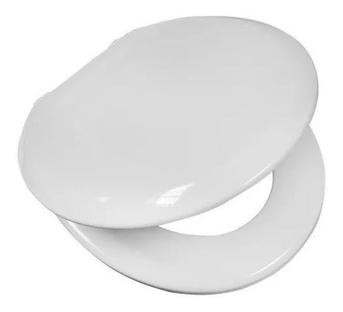 Soft Close Pringles Andina Wooden Toilet Seat Atuel Florencia Chrome 0