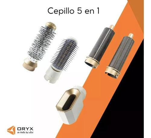 Oryx Set Cepillo Modelador 5 En 1 Secador Efecto Anti Estatico 7