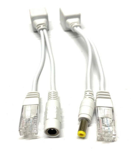 5x Cabo Adaptador Poe Injetor + Separador (5 Peças) 2