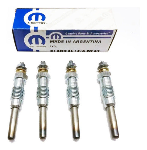 Set of 4 Fiat Duna 1.7 D Original Diesel Preheating Spark Plugs 0