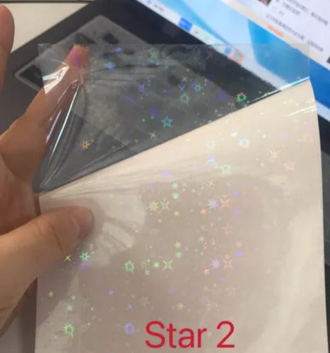 Laminado En Frío A4 Holográfico X 20 Unidades Modelo Star2 1