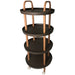 TLD Round Kitchen Organizer Cart - 4-Tier Shelf 48x117cm 0