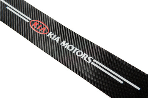 Kia Motors Carbon Fiber Door Sills Protector 1