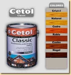 Cetol Classic Exterior 4L Impregnating Wood Stain Satin 5