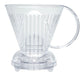 Suporte Coador Café Clever Transparente 500ml + 100 Filtros 0